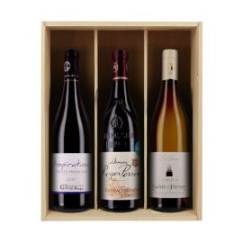 Trio Rhône - 3 bouteilles & caisse bois
