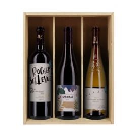 Trio engagé pour la Viticulture de Demain - 3 bouteilles & Caisse bois