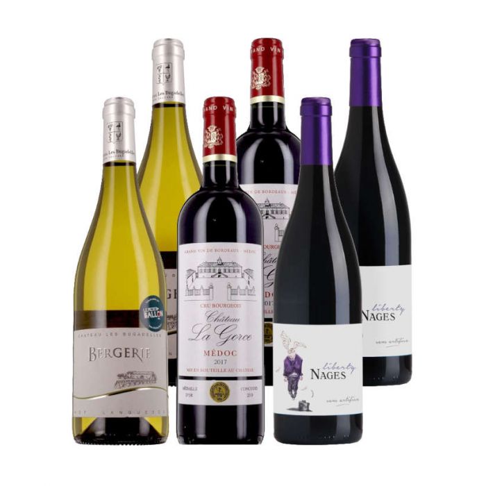 Coffret Vins Nu 6 Bouteilles - Emballage Cadeau sans bouteilles - La Cave  Lavalloise
