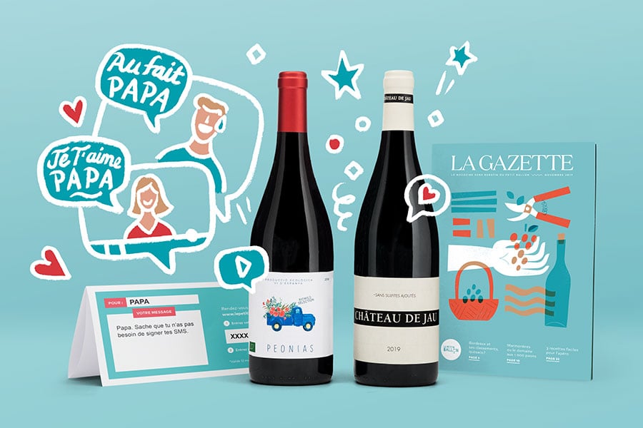 Cadeau vin et coffret cadeau vin - caviste en ligne Le Petit Ballon