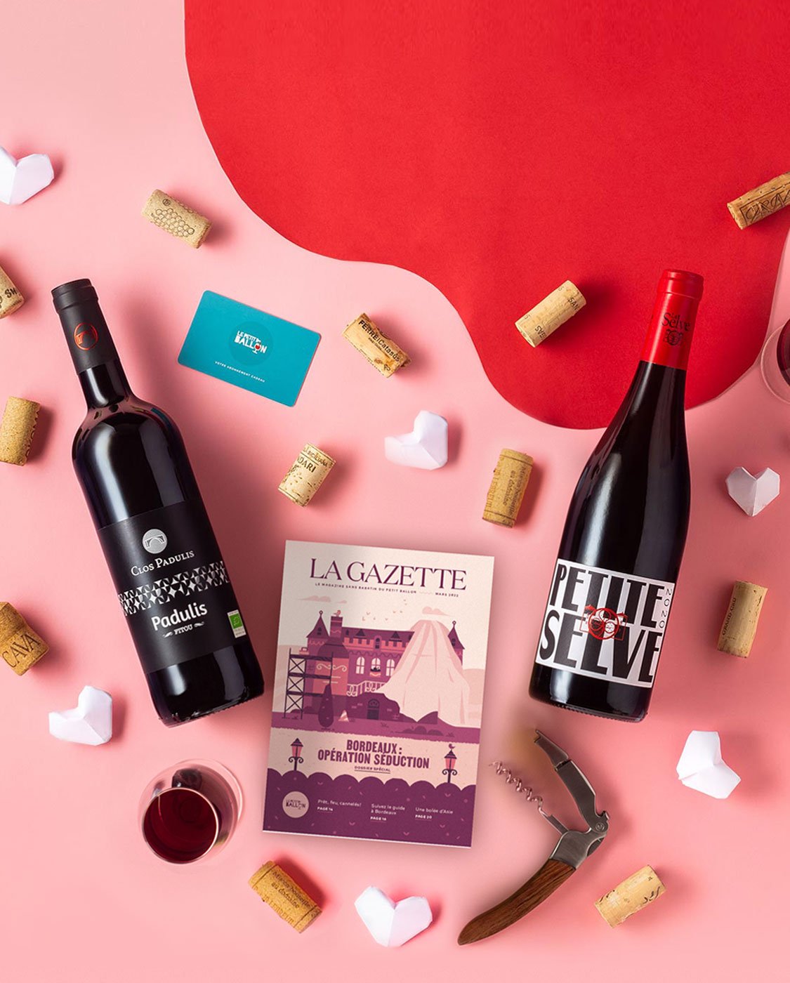 Idées cadeaux pour la Saint-Valentin : vin, champagne, coffret